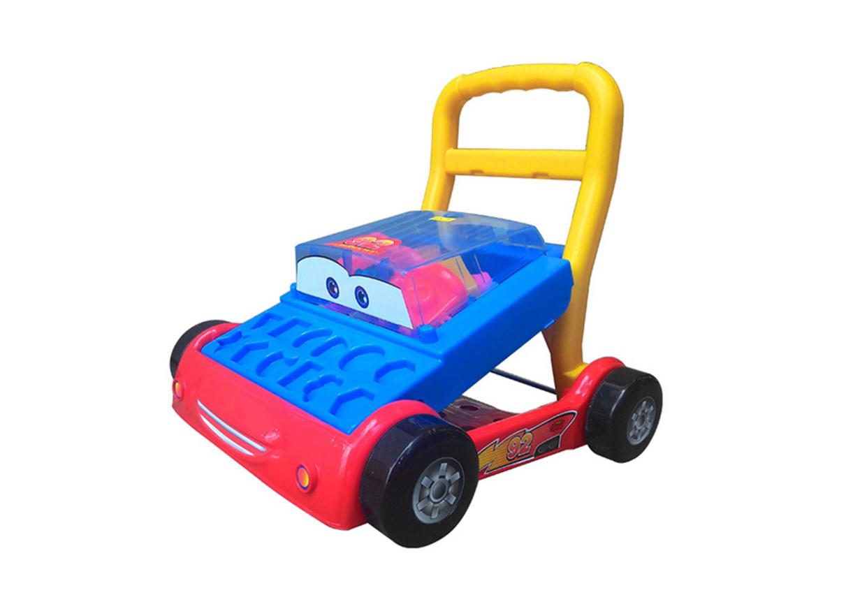 Xe tập đi No.X002 — An toàn, điều chỉnh 3 nấc, bảng đồ chơi tích hợp.