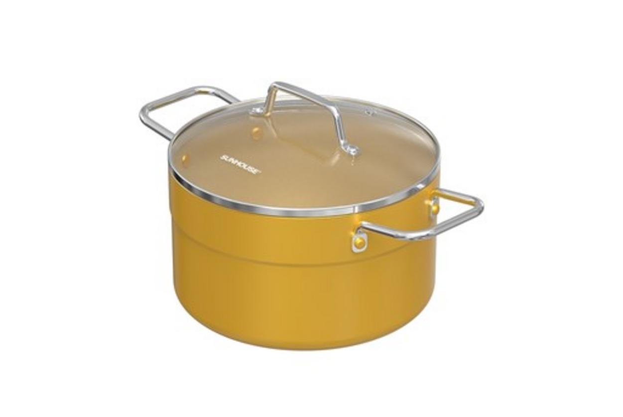 Bề mặt Anod cứng cáp, chống trầy và dễ vệ sinh.