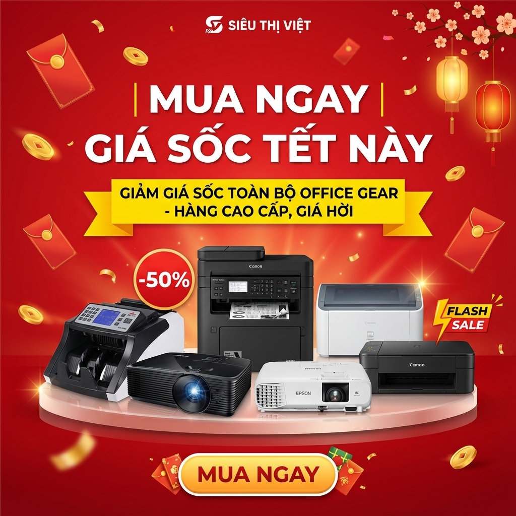 banner thiết bị văn phòng