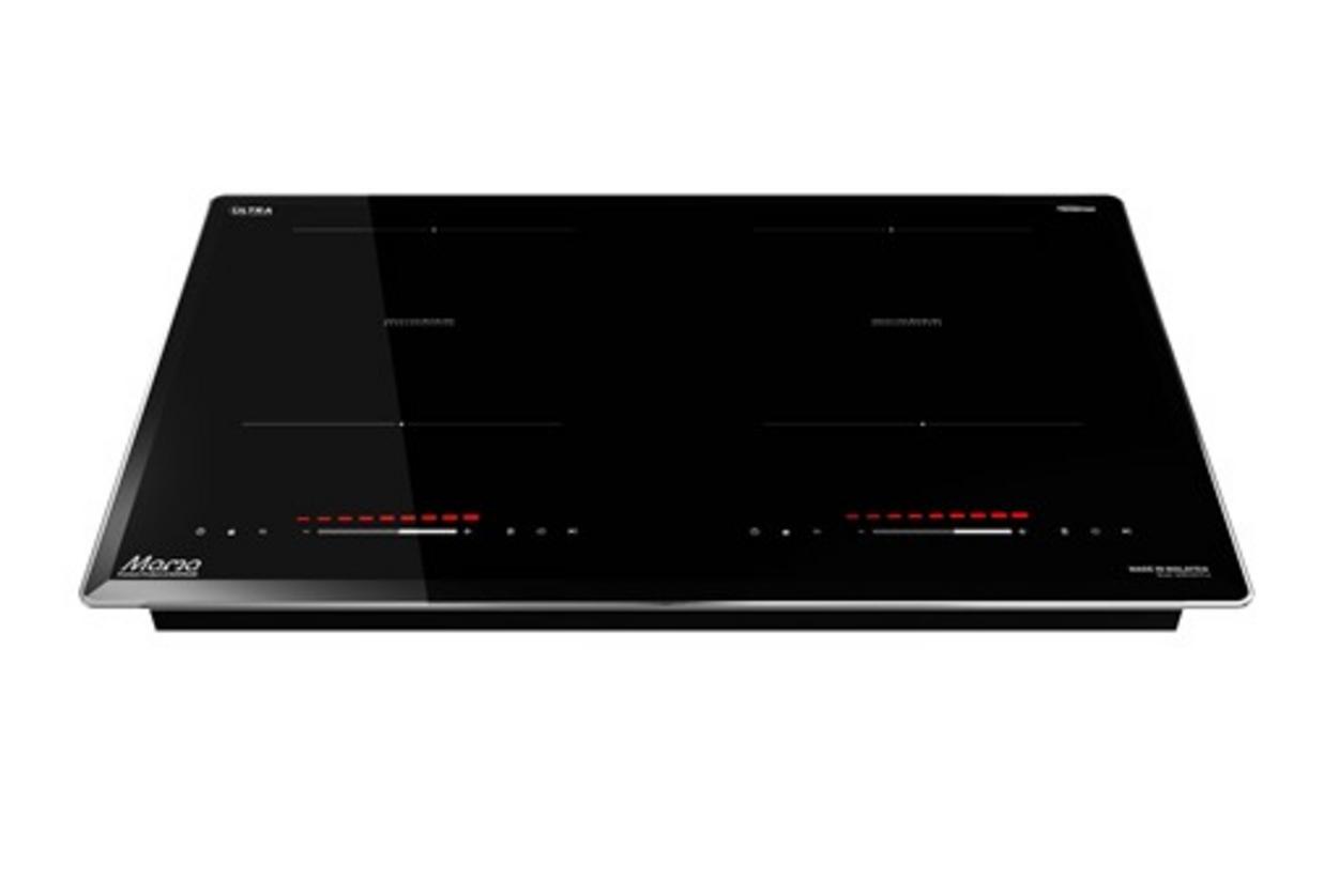 Booster 2.200W/vùng — gia nhiệt nhanh cho món chiên xào & đun sôi.