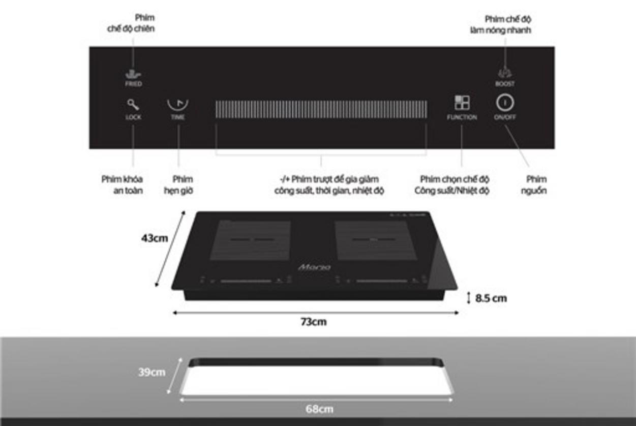 Booster siêu tốc — sôi nhanh, nấu gọn thời gian.
