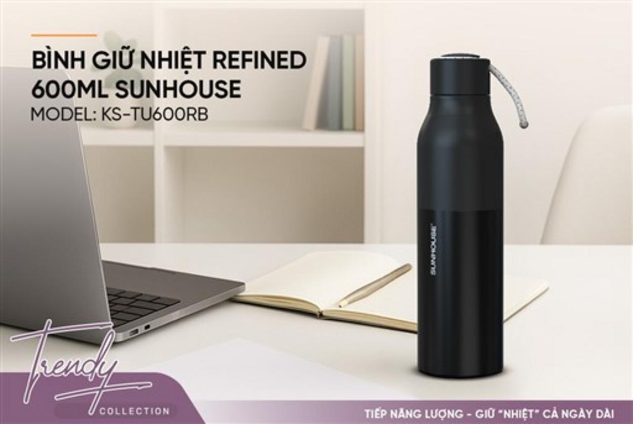 Cấu tạo 2 lớp cách nhiệt giúp giữ nóng/lạnh tới 12 giờ.