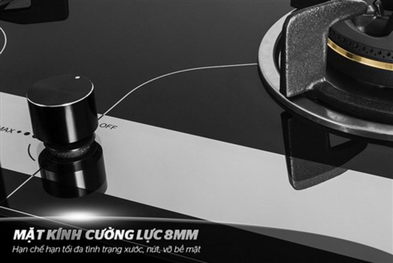 Đầu đốt đồng 3 vòng — lửa mạnh, nấu nhanh.