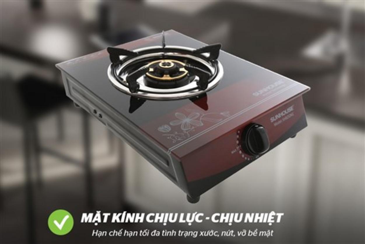 Đầu đốt bằng đồng thau cho ngọn lửa xanh, tiết kiệm gas.