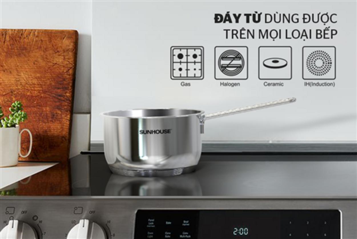 Đáy 5 lớp — tỏa nhiệt đều, chống khét