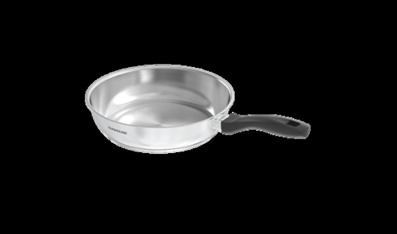 Đáy Impact Bonding phẳng, tích hợp khả năng bắt từ cho bếp từ.