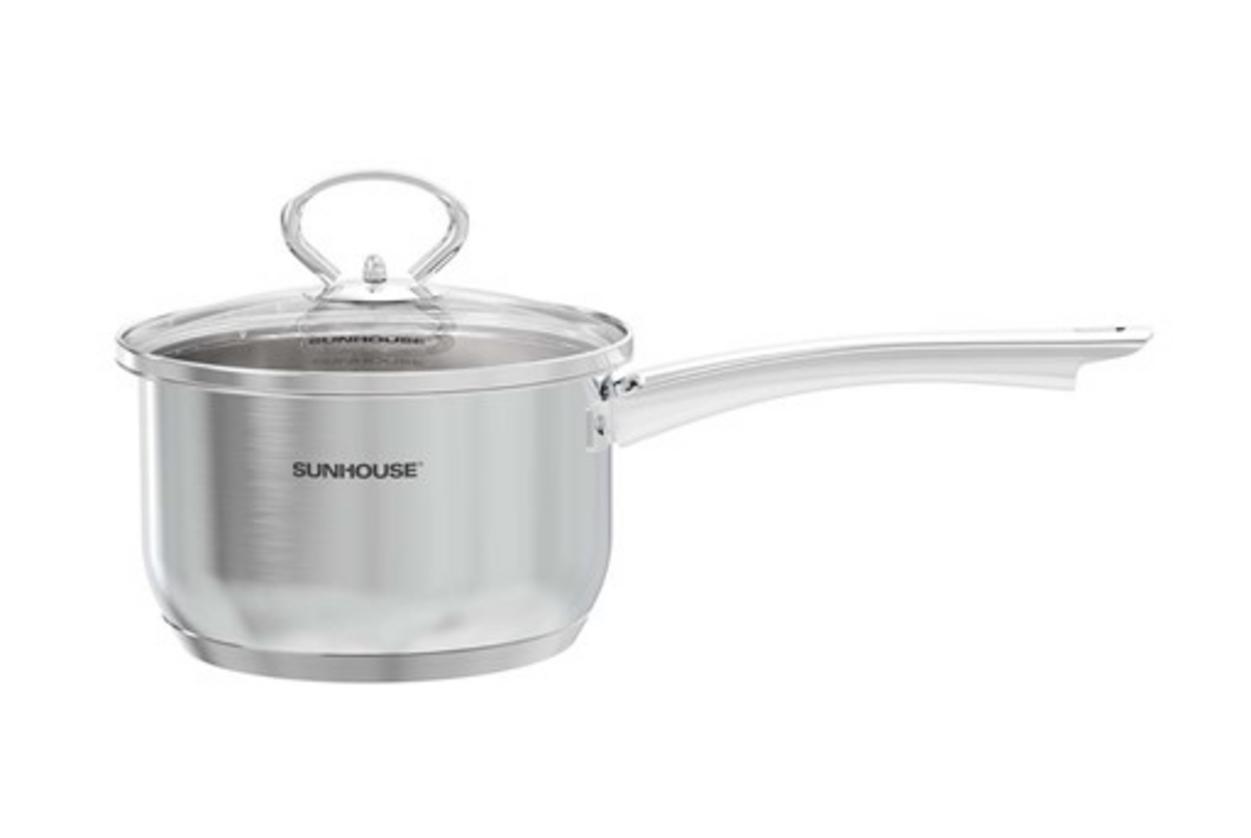 Đáy Impact Plus 5 lớp: truyền & giữ nhiệt hiệu quả — nấu nhanh, ít cháy khét.