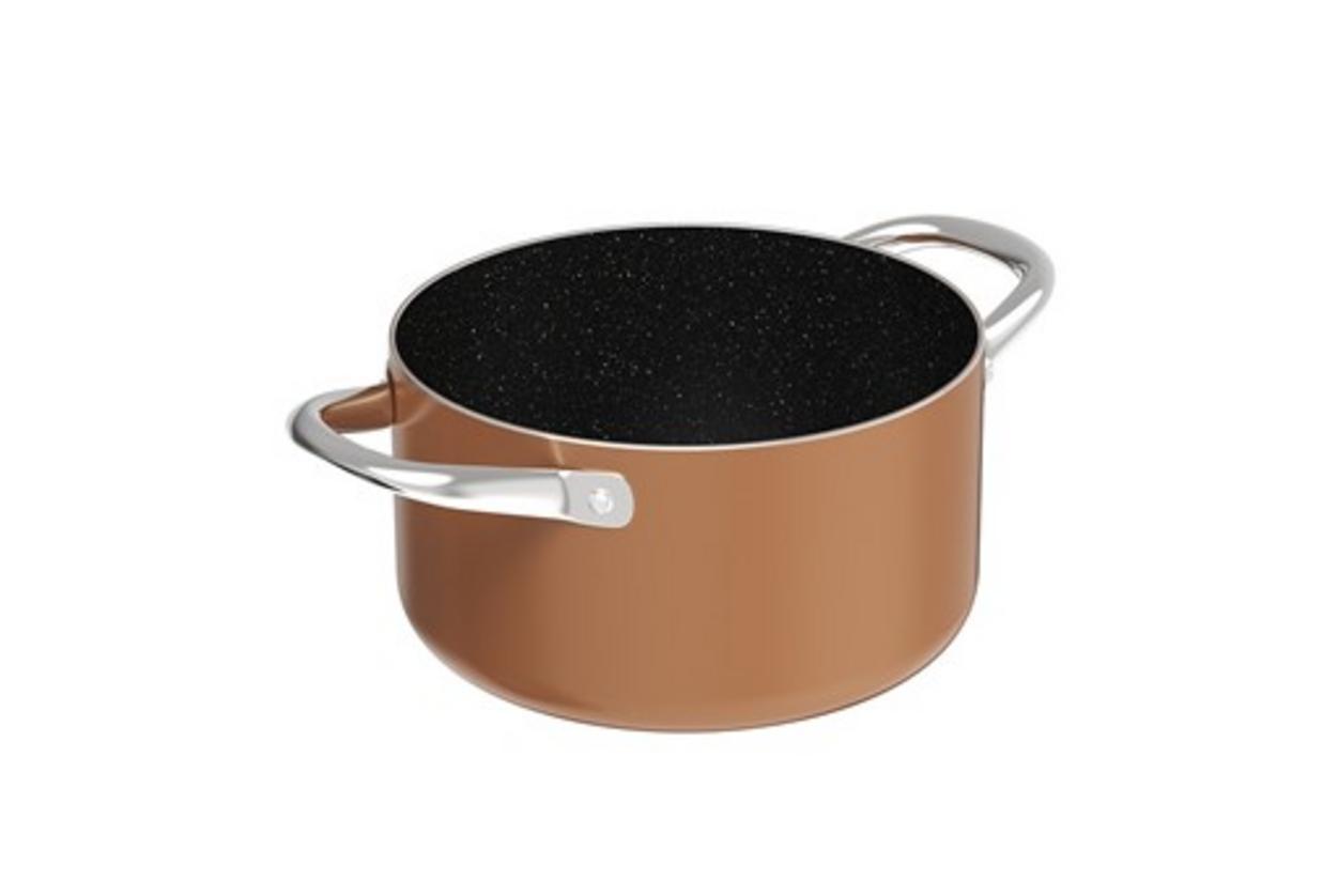 Đáy từ đa lớp Inox 304 — nhiệt lan đều, bắt từ tốt.