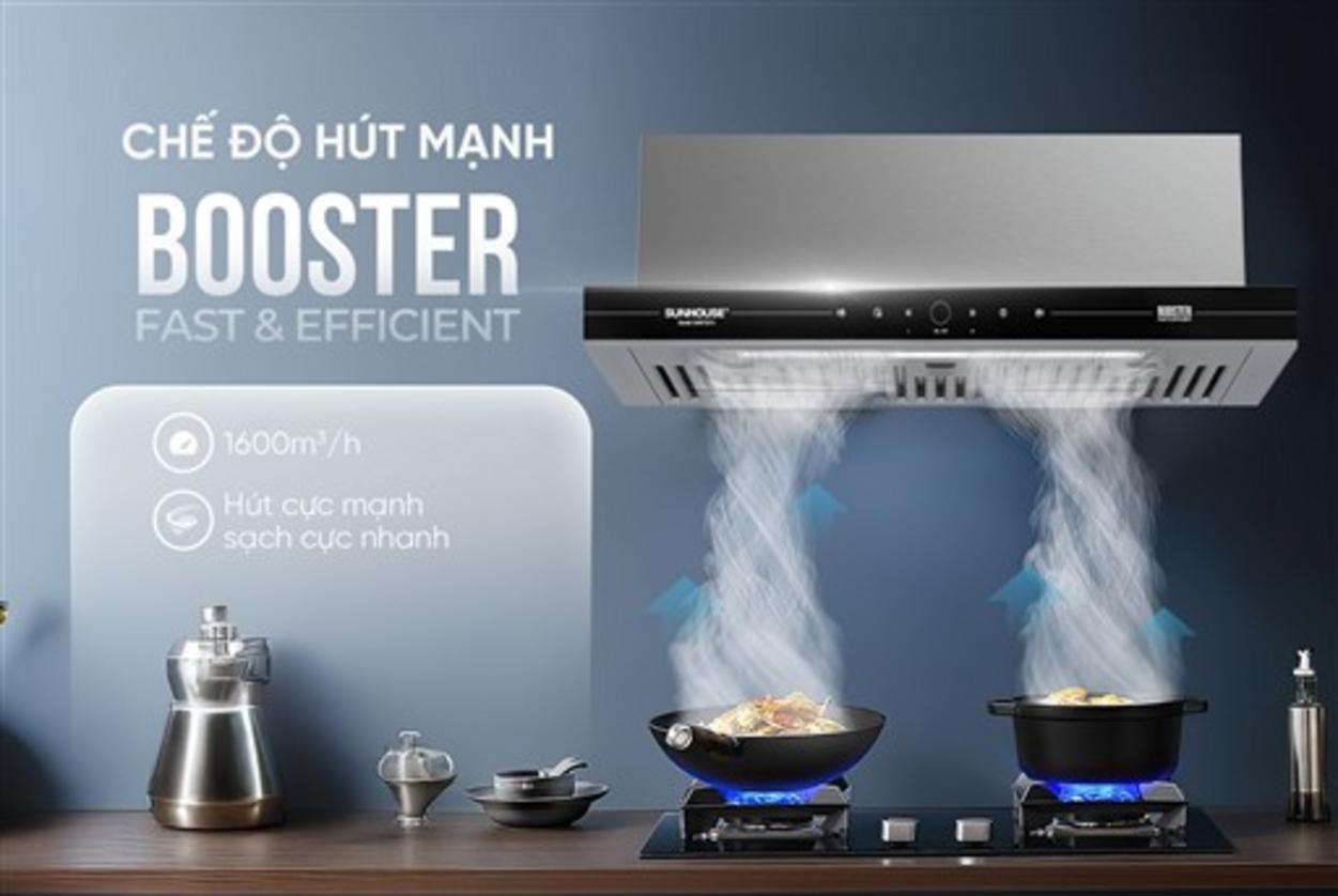 Booster 1600 m³/h - xử lý mùi nặng trong tích tắc.