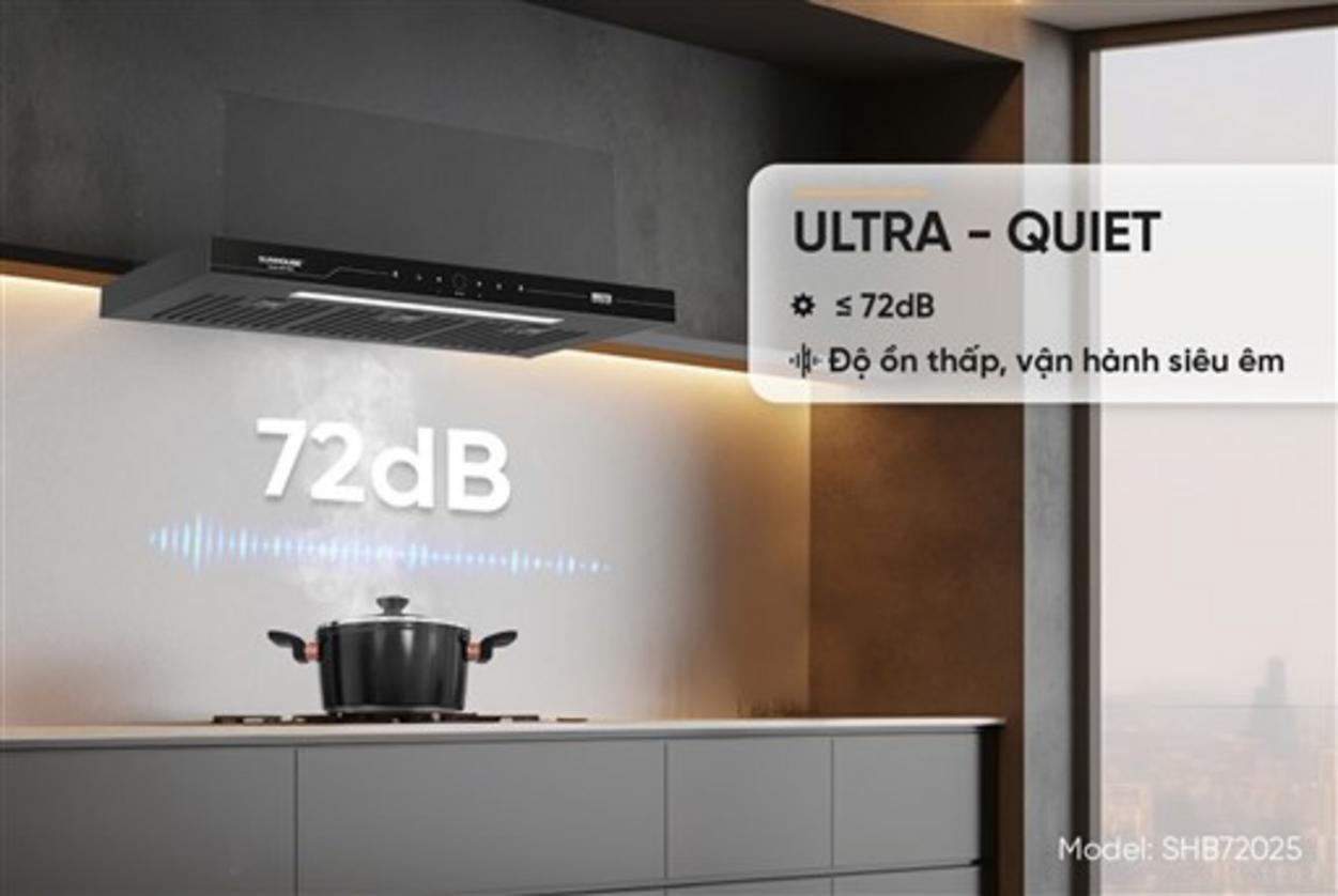 Smart Motion và cảm ứng — thao tác tiện lợi khi nấu.