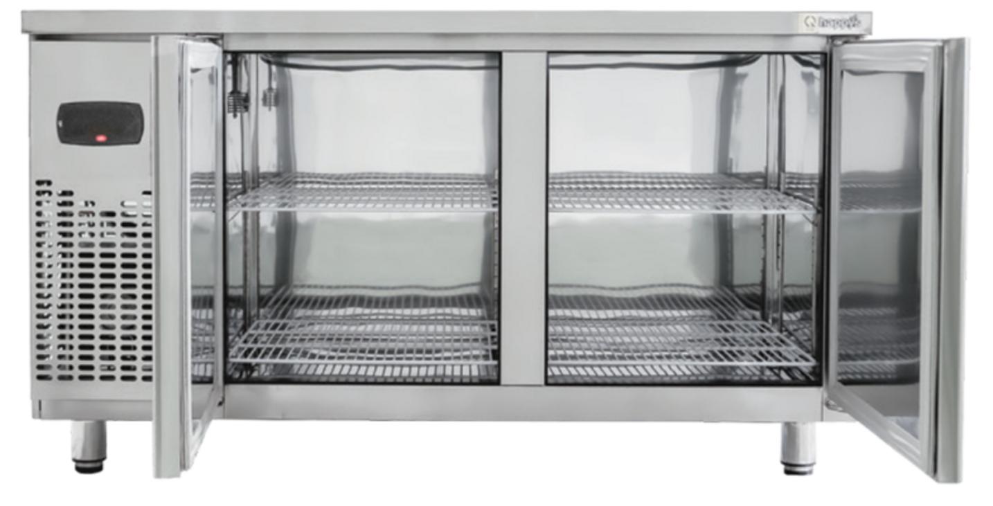 Bàn Đông Inox Happys HWA-1500TF — giải pháp bảo quản chuyên nghiệp cho bếp thương mại.