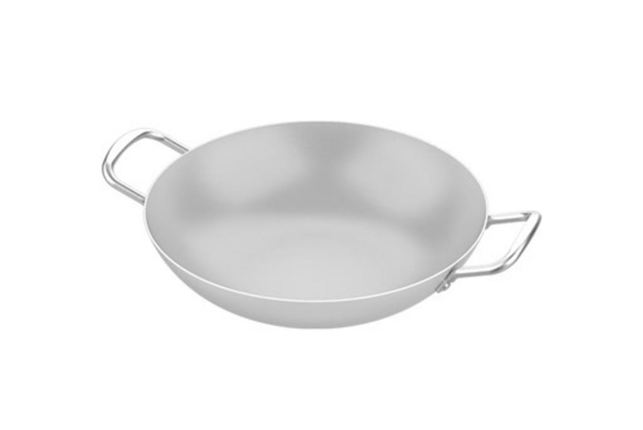 CHẢO BẦU ANOD SUNHOUSE SWP22B — Lòng sâu 22cm, nhôm anod bền đẹp, quai tán đinh chắc chắn.