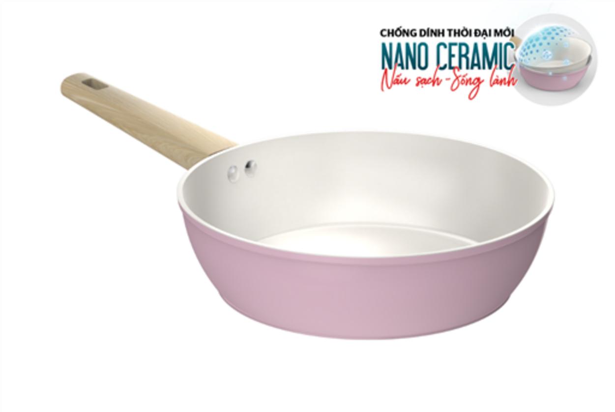 Chảo Nano 24cm SHG24MP — lựa chọn gọn nhẹ, an toàn cho bữa ăn gia đình.