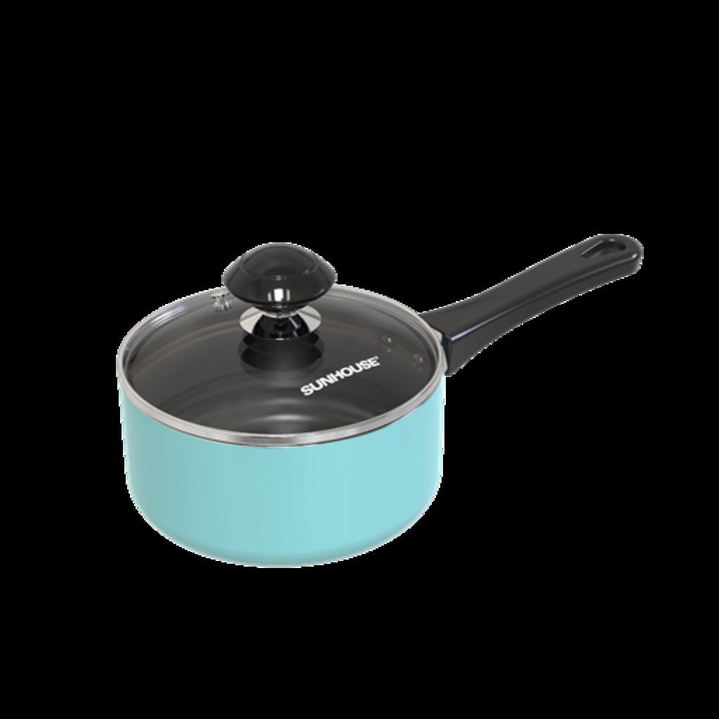 Nồi quấy bột Sunhouse SHG‑MP14O — nhỏ gọn, an toàn, dễ quan sát khi nấu.