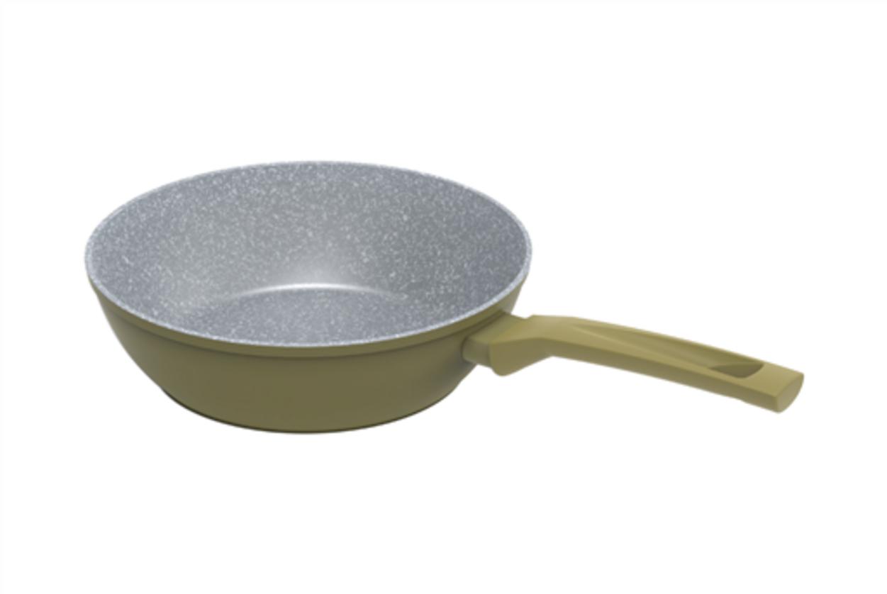 Chảo Sunhouse Trendy SBD24MA 24cm — đa năng, lòng sâu, dùng được bếp từ.