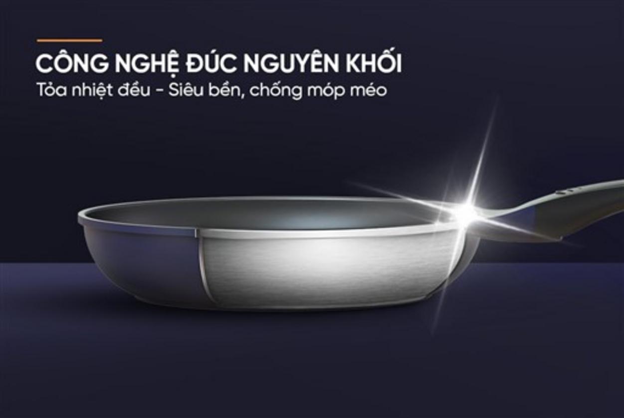 Chảo Sunhouse SBD26B 26cm — nhôm đúc, 2 lớp chống dính, tay cầm cách nhiệt.