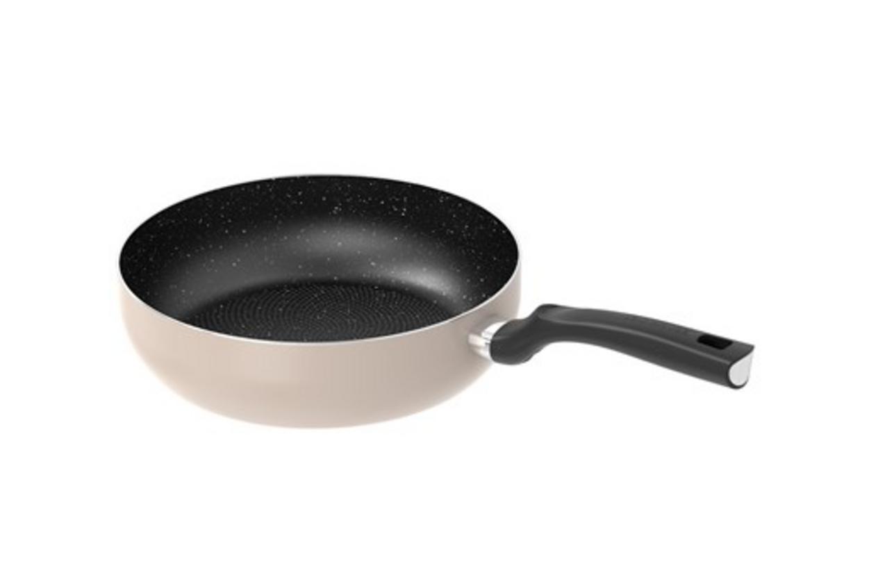 CHẢO SÂU ĐÁY TỪ SUNHOUSE SHS26MB — 26cm, lòng sâu 8cm, chống dính vân đá Whitford.