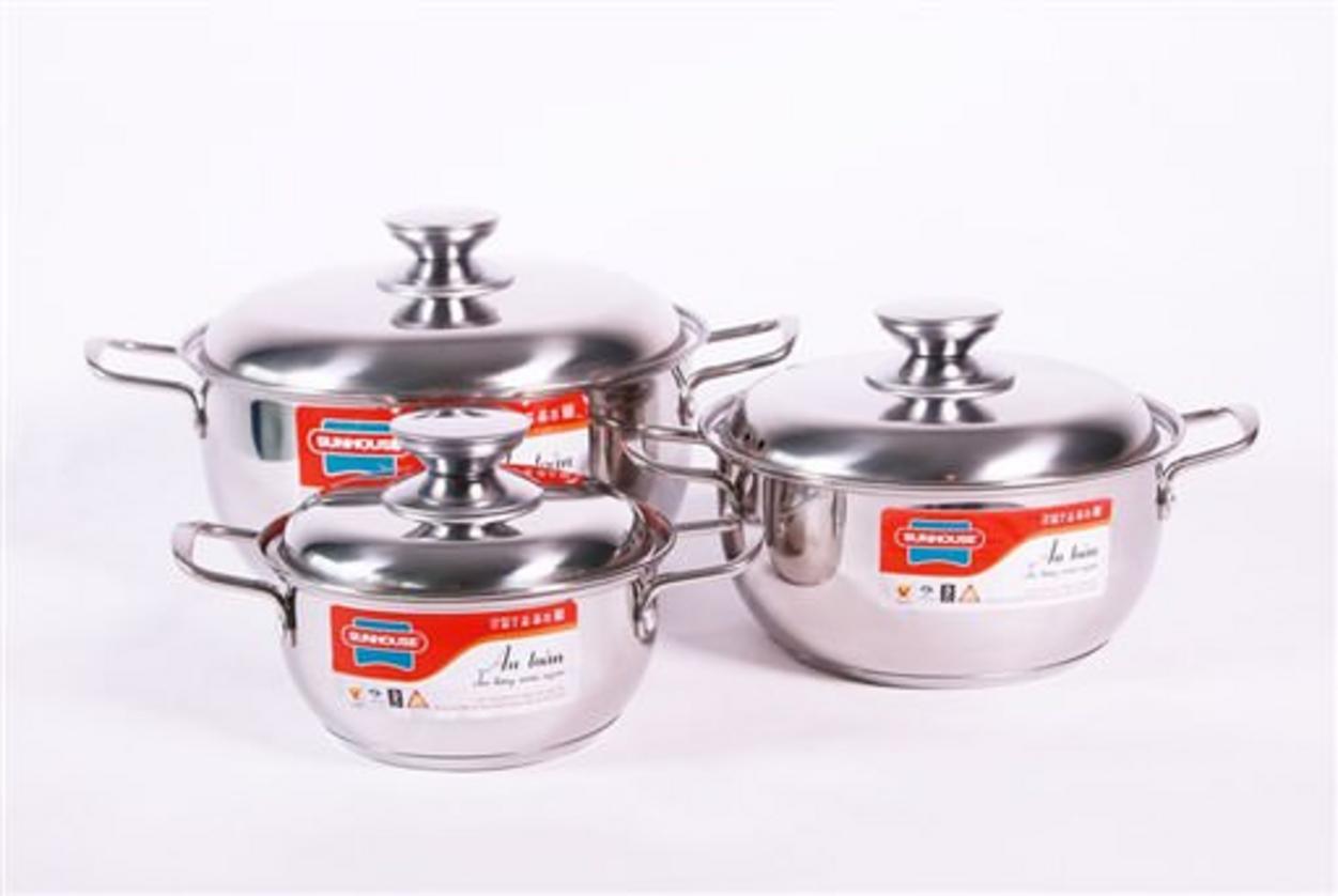 Inox cao cấp, bề mặt sáng bóng, an toàn khi tiếp xúc thực phẩm.