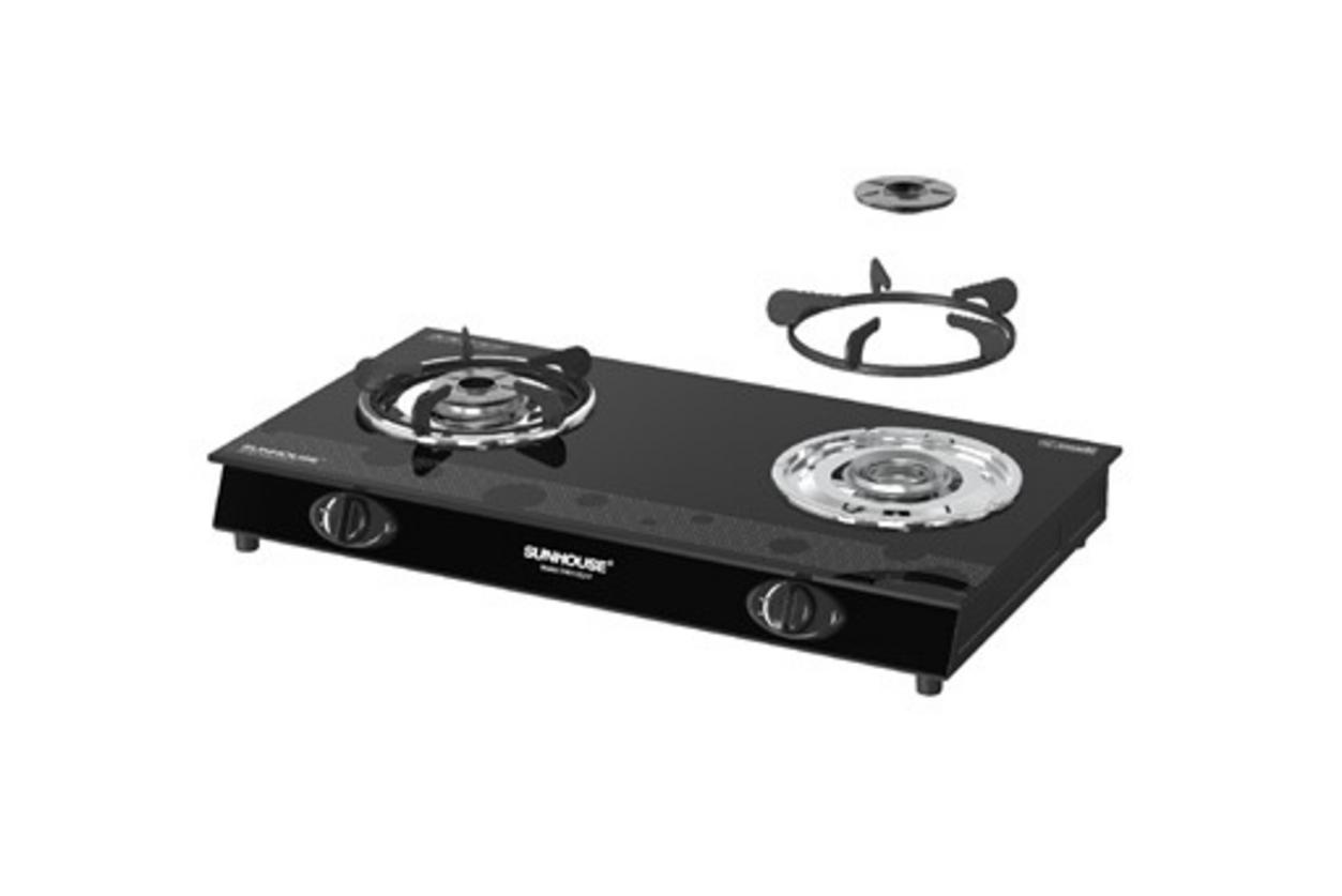 Kiềng thép tráng men 5 chân: chắc chắn và dễ vệ sinh.