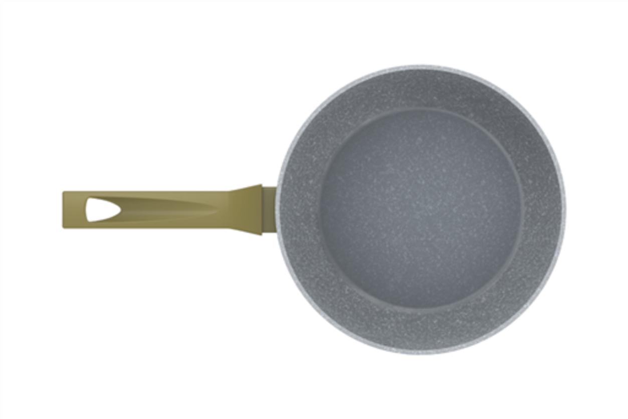 Lòng sâu 7 cm — phù hợp xào kho, hạn chế bắn dầu.