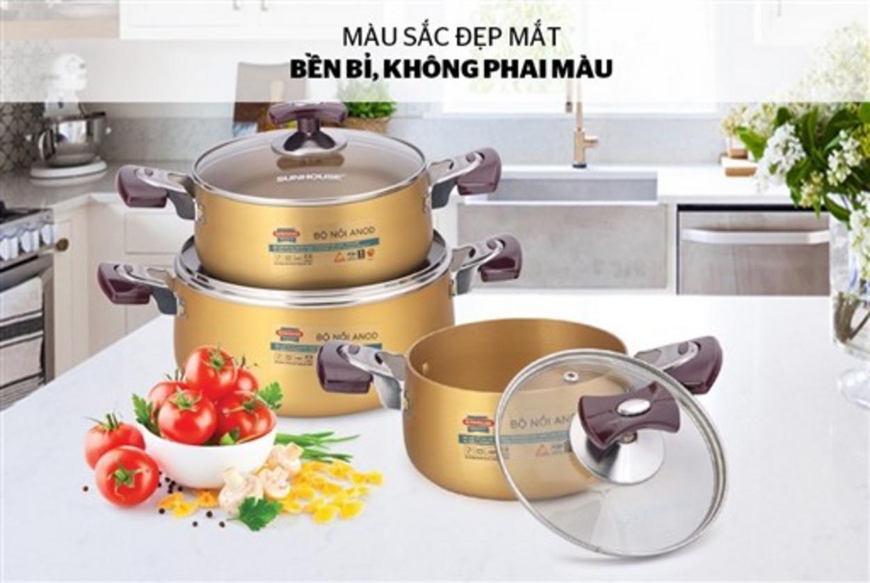 Lớp Anod 1.8 mm: bền, chống ăn mòn, dễ vệ sinh.
