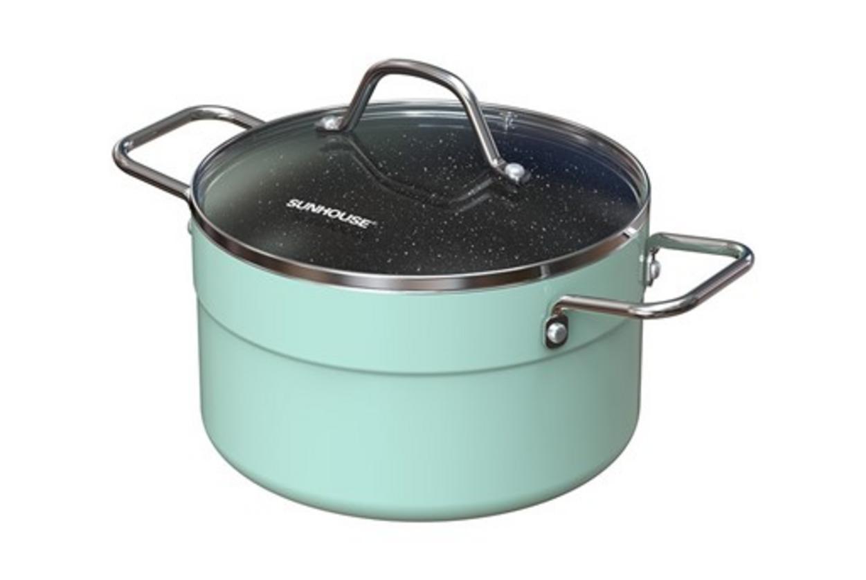 Lớp chống dính vân đá Whitford X3 — trượt thực phẩm dễ dàng, an toàn (PFOA-free).