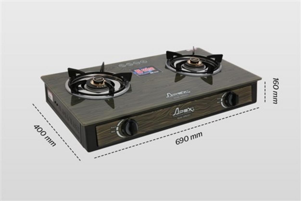 Mặt kính cường lực 7 mm: dễ lau, sang trọng.