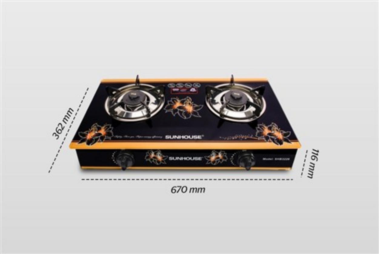 Mặt kính cường lực 7mm — dễ lau, bền bỉ.