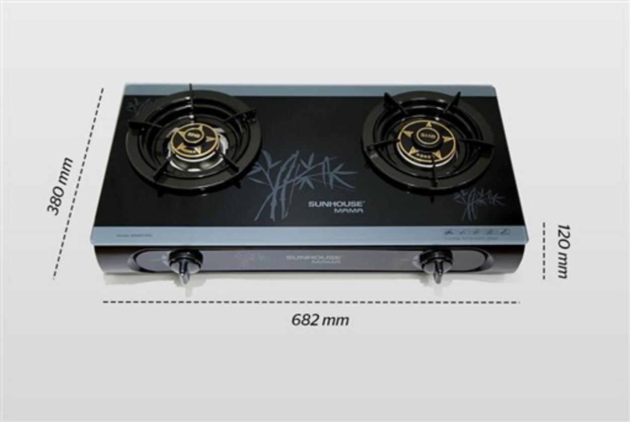 Mặt kính chịu lực 7mm: dễ lau, chống trầy và chịu nhiệt.