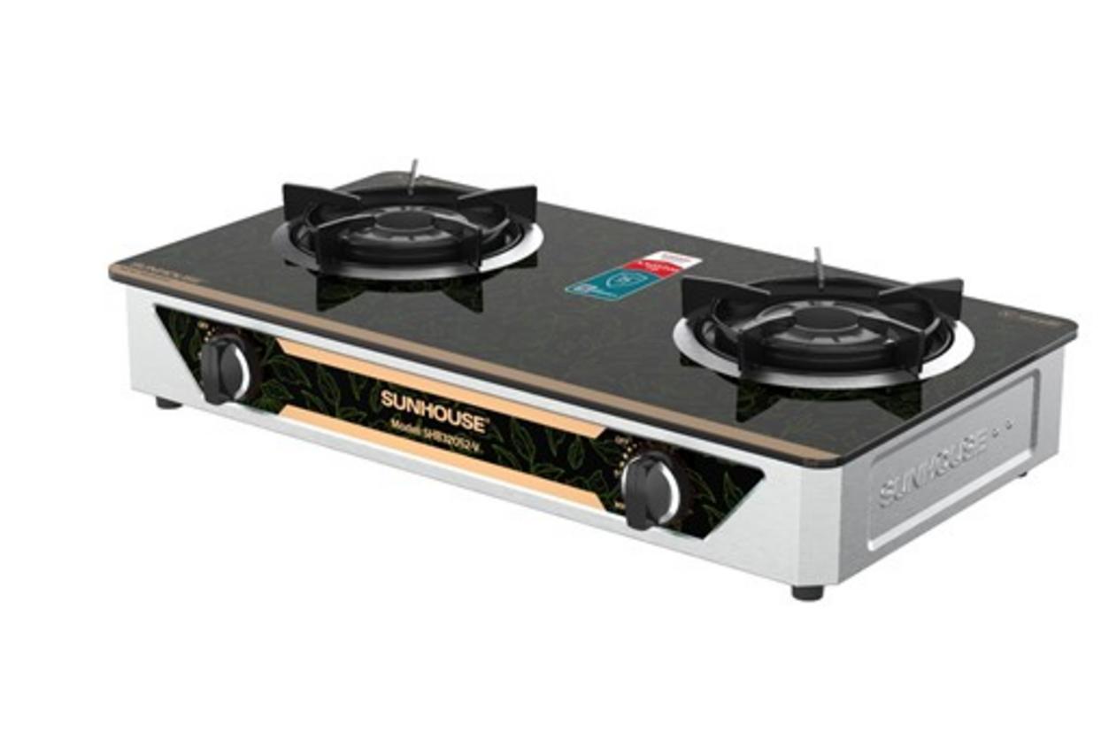 Mặt kính cường lực chịu nhiệt — lau sạch dễ dàng, sang trọng.