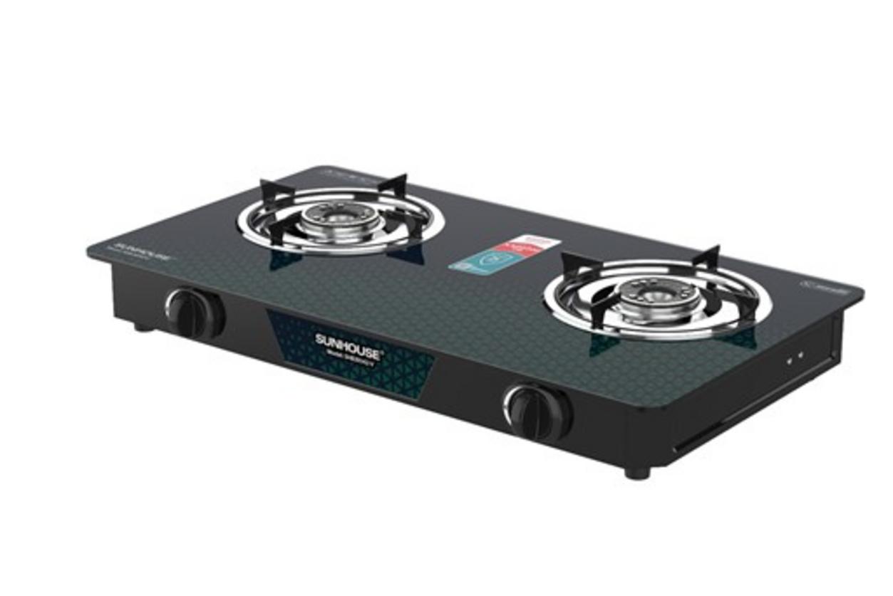 Mặt kính cường lực — dễ lau, sáng bóng sau mỗi lần nấu.