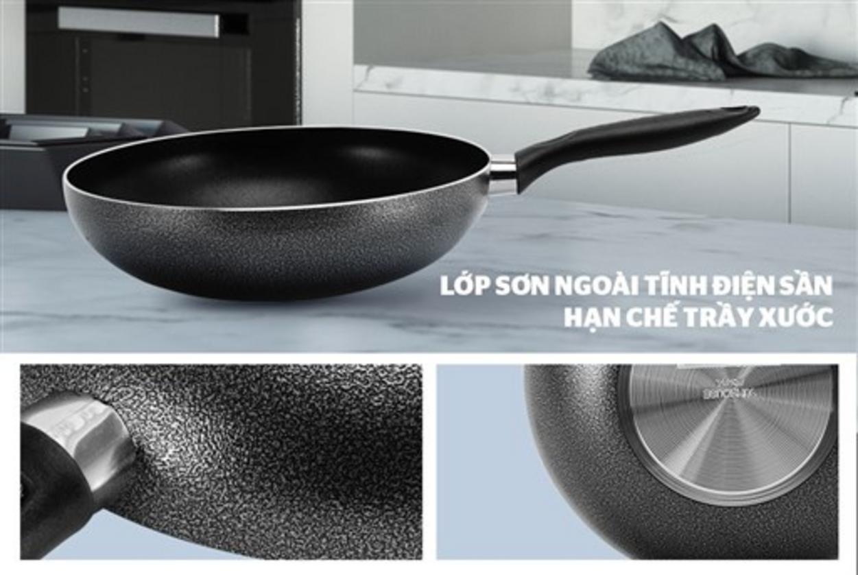 Nhôm tấm dày 2.4 mm — truyền nhiệt nhanh, đều; nấu tiết kiệm.