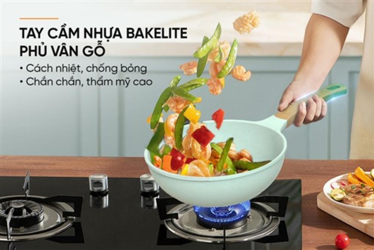 Nhôm đúc nguyên khối: truyền nhiệt nhanh, bền lâu.