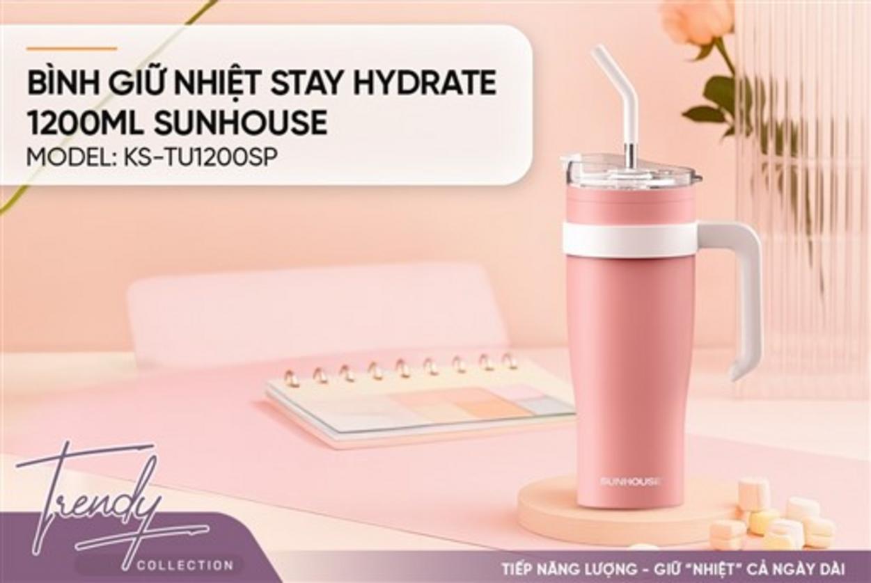 Ống hút silicon + miệng rộng — uống tiện và vệ sinh nhanh.