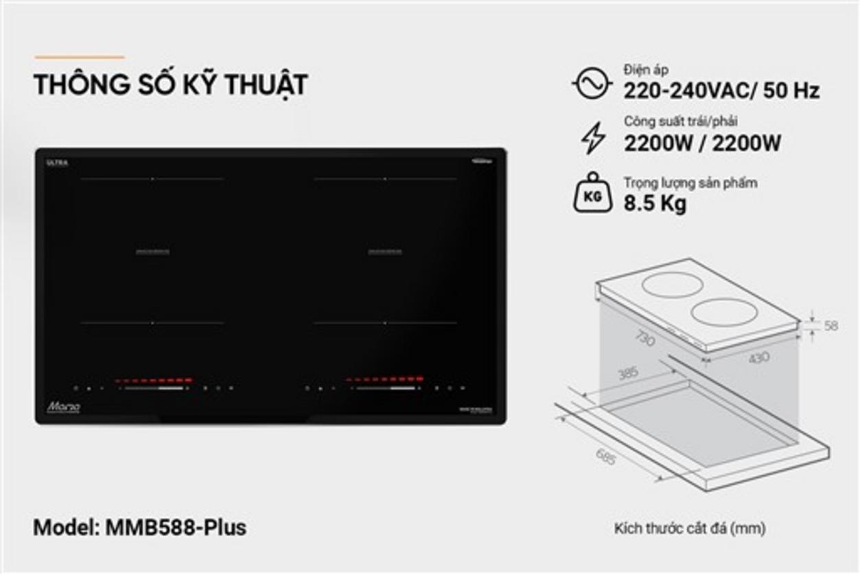 Slider control 9 mức & Slow Cook — chỉnh nhiệt chính xác.