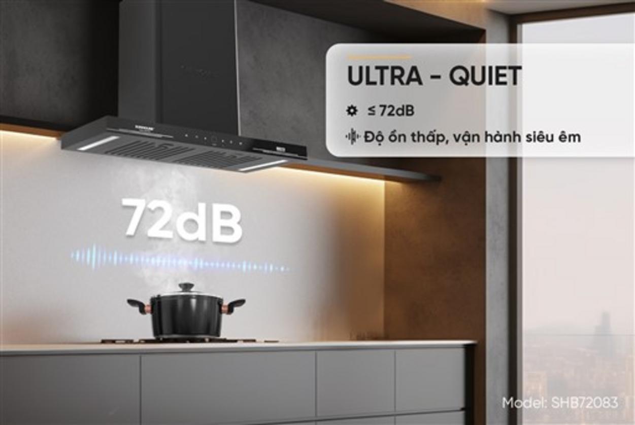 Smart Motion: bật/tắt bằng cử chỉ, thuận tiện khi nấu.