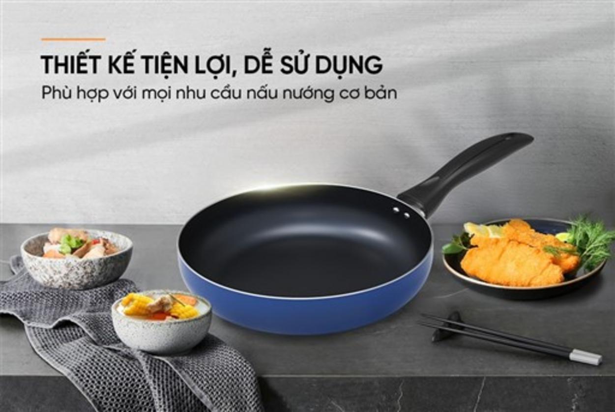 Tay cầm Bakelite cách nhiệt, cầm chắc.