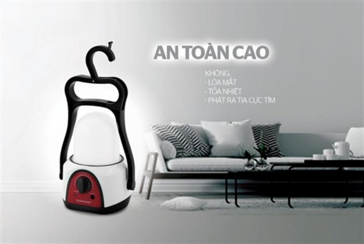 Quai cầm & móc treo xoay 360° — dễ dùng mọi chỗ.