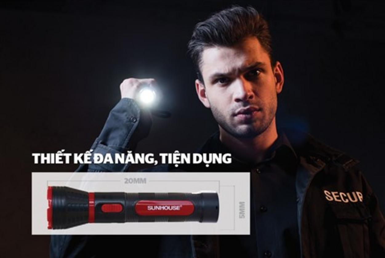 Gọn nhẹ, móc treo tiện lợi, thao tác 3 chế độ dễ dùng.