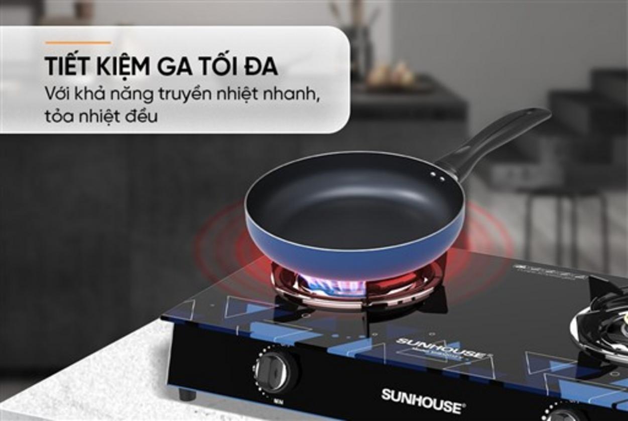 16 cm + tay cầm Bakelite — tiện lợi cho phần ăn cá nhân.