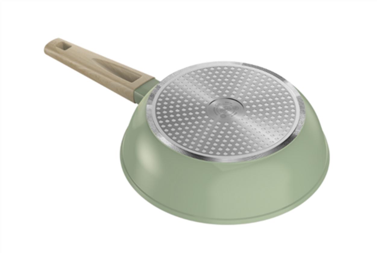 Vung kính cường lực & tay cầm Bakelite — tiện lợi và an toàn.