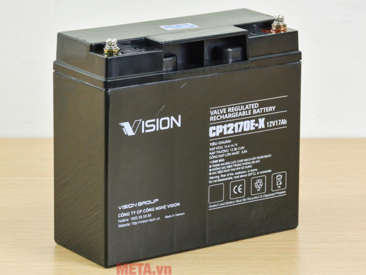 17Ah — đủ cho UPS gia đình và nhiều ứng dụng dự phòng.
