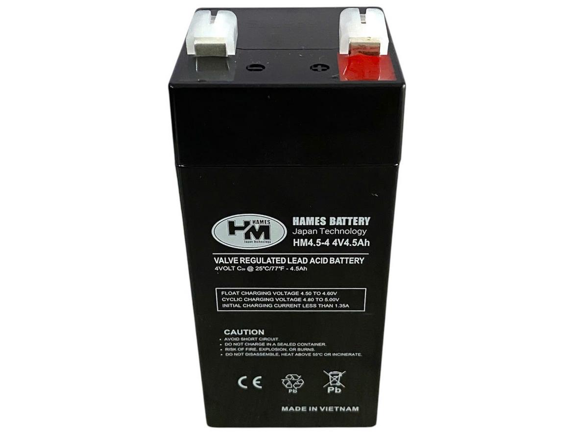 4V/4.5Ah — phù hợp cân điện tử, đèn sạc và vợt bắt muỗi