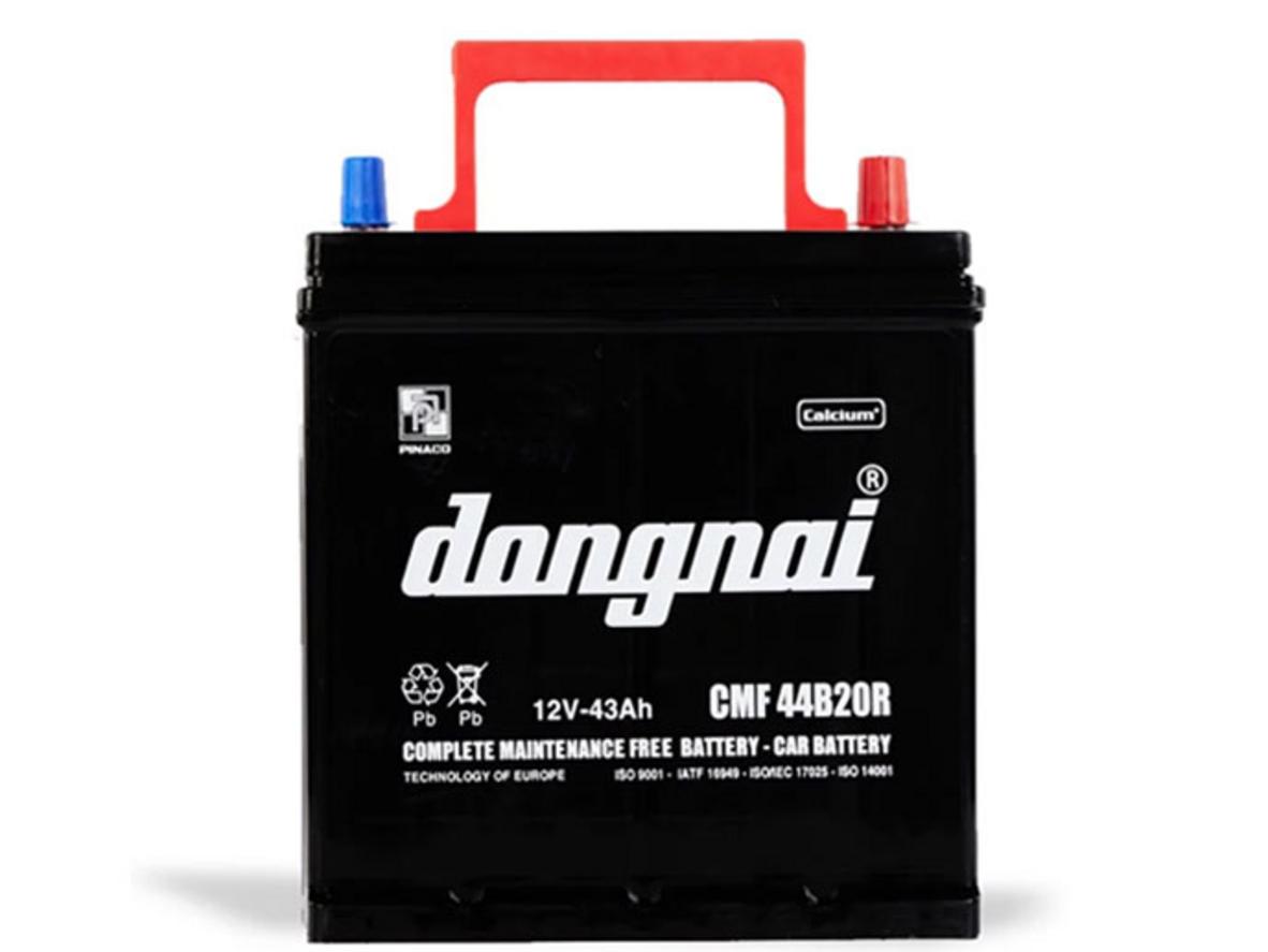 Ắc quy Đồng Nai CMF 44B20R — khởi động mạnh mẽ, miễn bảo dưỡng.