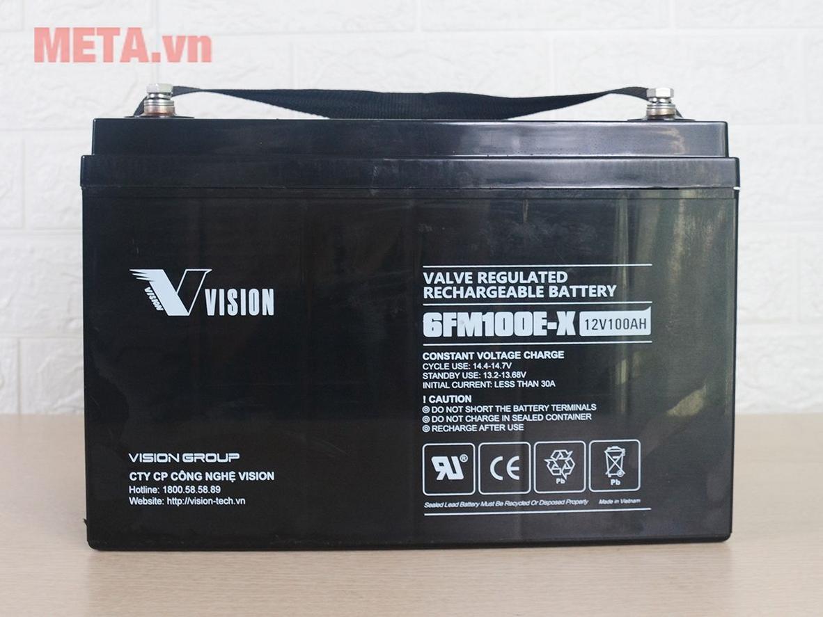 AGM VRLA: kín khí, không cần bảo dưỡng, an toàn khi lắp trong tủ UPS.