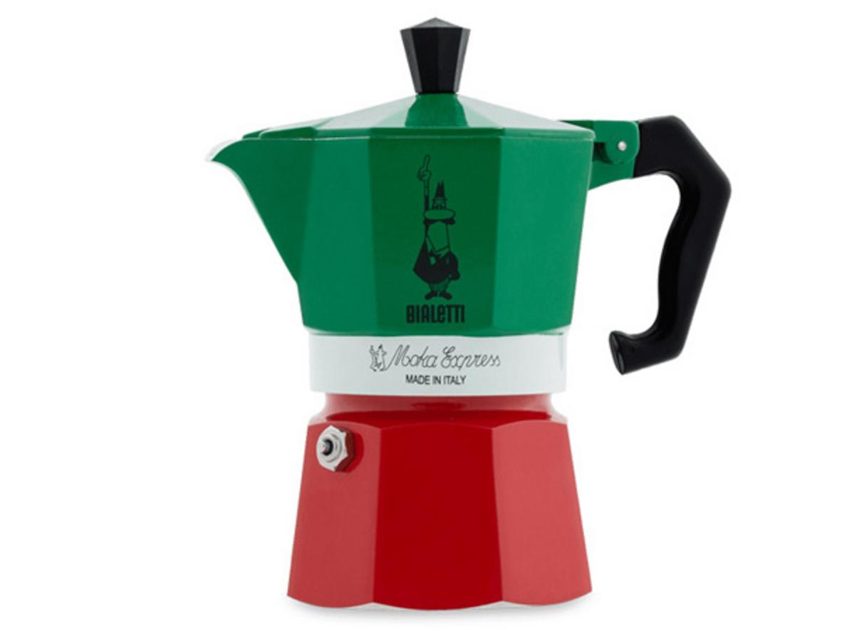 Tổng quan Ấm pha cà phê Bialetti Moka Express 3TZ Tricolore 0005322/NP