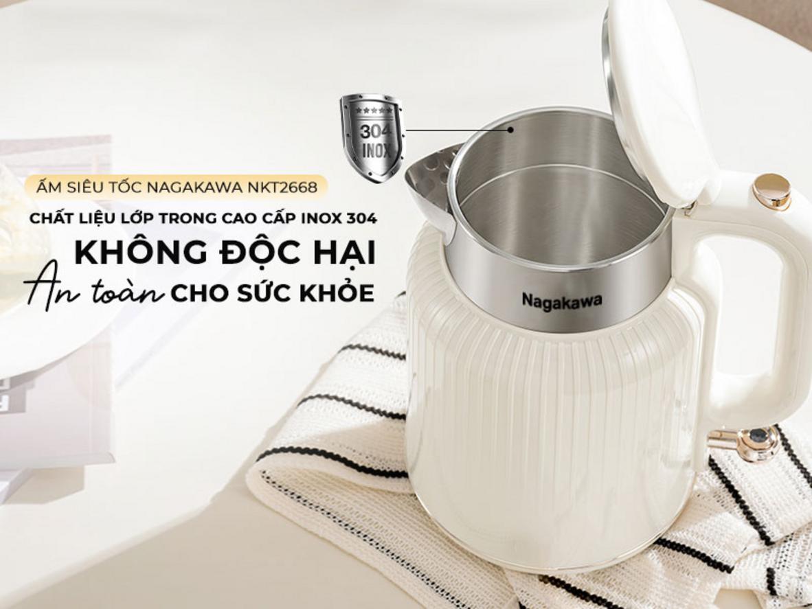 Tổng quan Ấm siêu tốc Nagakawa NKT2668