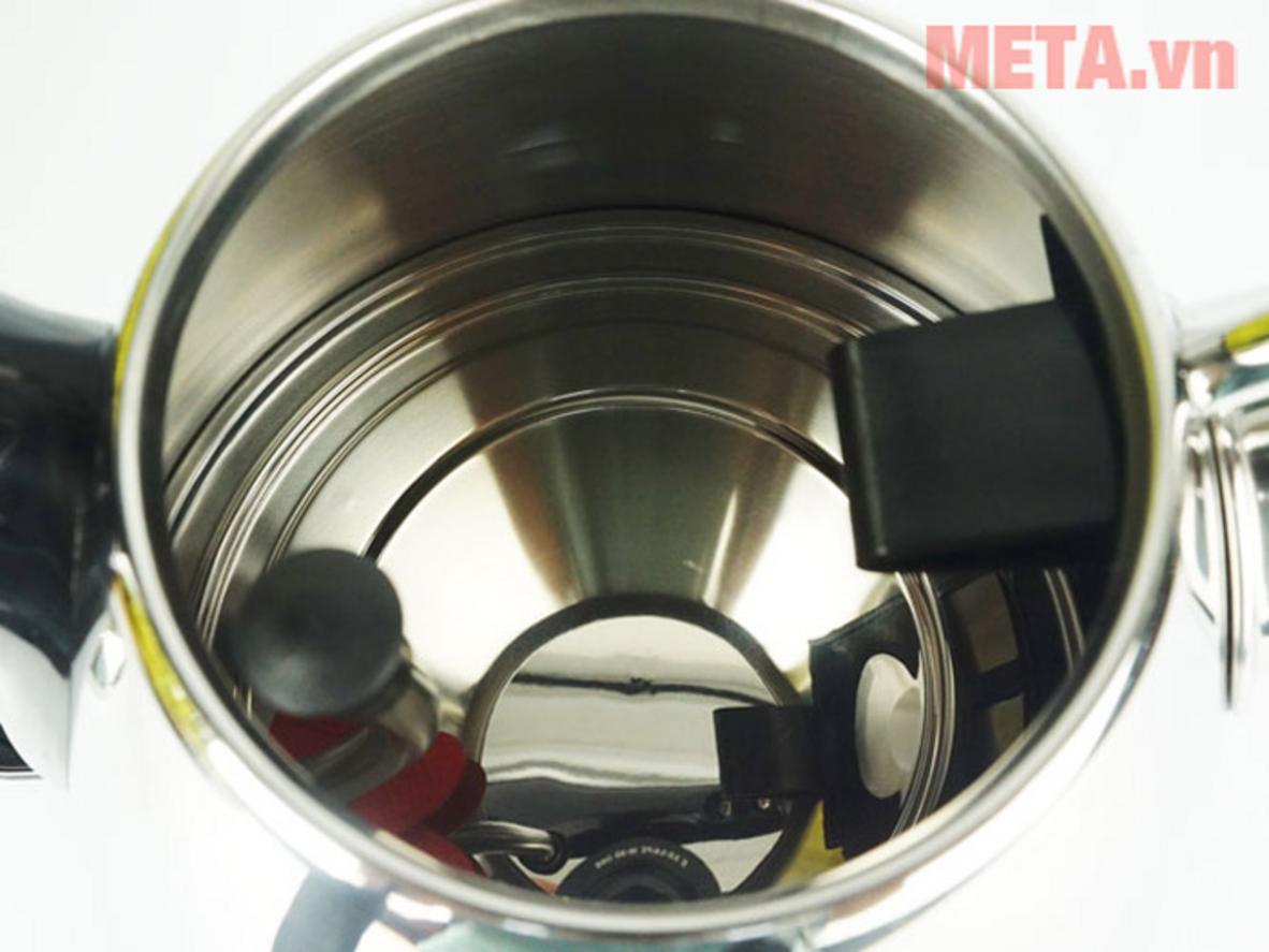 Tự động ngắt và đế xoay 360° cho an toàn