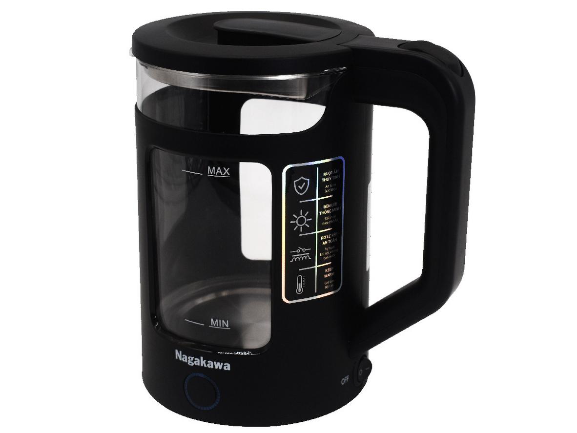 Tổng quan Ấm siêu tốc thủy tinh Nagakawa NAG0317