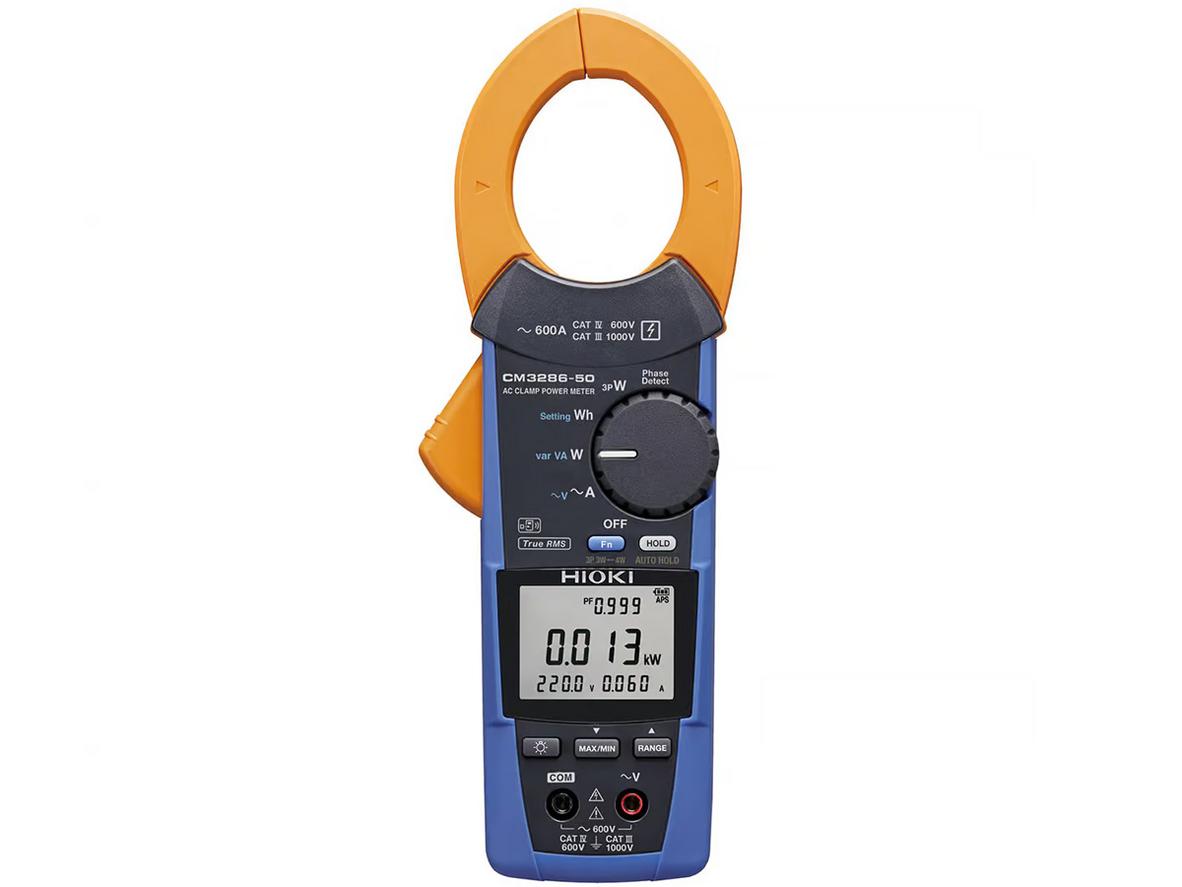 Ampe kìm CM3286-50 — True RMS, hàm kẹp Ø46mm, hiển thị 4 thông số cùng lúc.